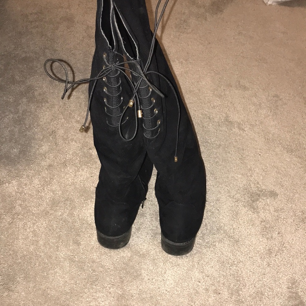 Black boots